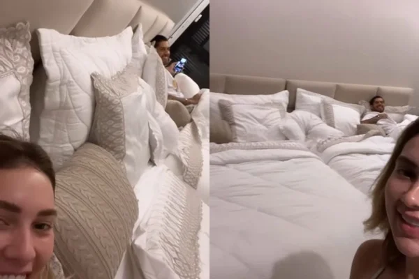 A cama gigante de Zé Felipe e Virgínia