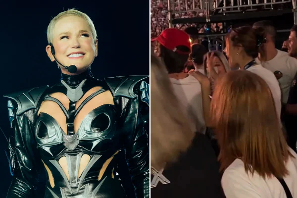Xuxa e Sash Meneghel
