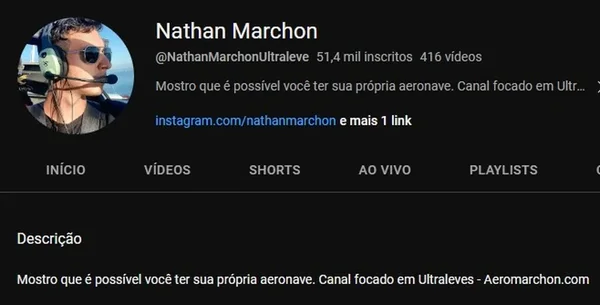 imagem colorida piloto atropelou estudante ultraleve