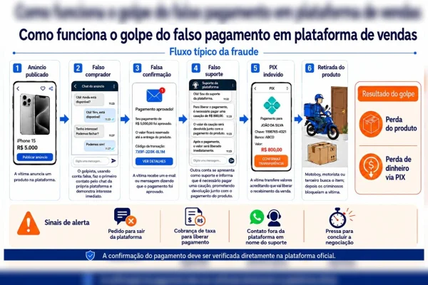 “Golpe do falso suporte” dá prejuízo de R$ 9 milhões ao enganar vendedores - destaque galeria “Golpe do falso suporte” dá prejuízo de R$ 9 milhões ao enganar vendedores - destaque galeria