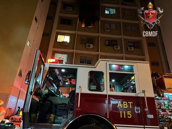incêndio na Asa Sul