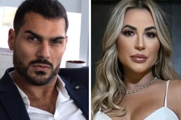 Montagem feita a partir de fotos das redes sociais de Shayan Haghbin e Deolane Bezerra - Metrópoles