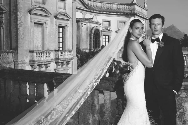 casamento dua lipa vestido chanel - metrópoles
