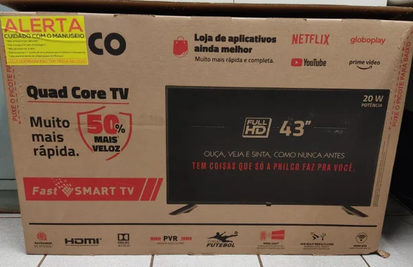 ladrão parcela TV pra vítima