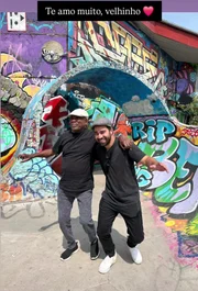 Milton Nascimento e o filho, Augusto Nascimento, em viagem pelos Estados Unidos após descobrirem diagnóstico de demência do cantor Milton Nascimento e o filho, Augusto Nascimento, em viagem pelos Estados Unidos após descobrirem diagnóstico de demência do cantor