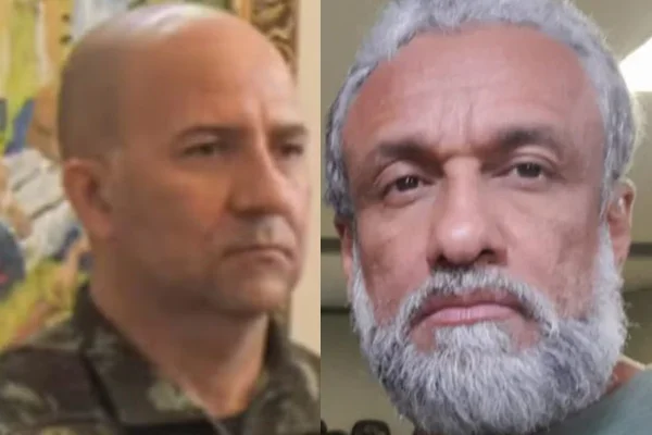 O tenente-coronel Helio Ferreira Lima e o agente da PF Wladimir Soares