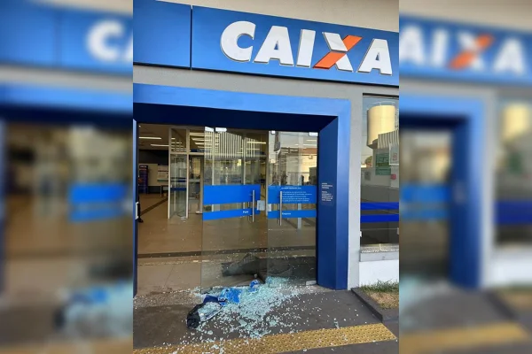 Bandido tenta furtar Caixa Econômica em Goiás e acaba preso pela PF