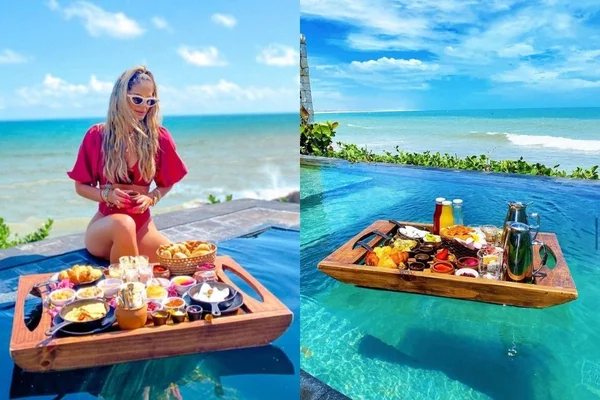 Café flutuante: 5 hotéis no Brasil que servem o desjejum na piscina