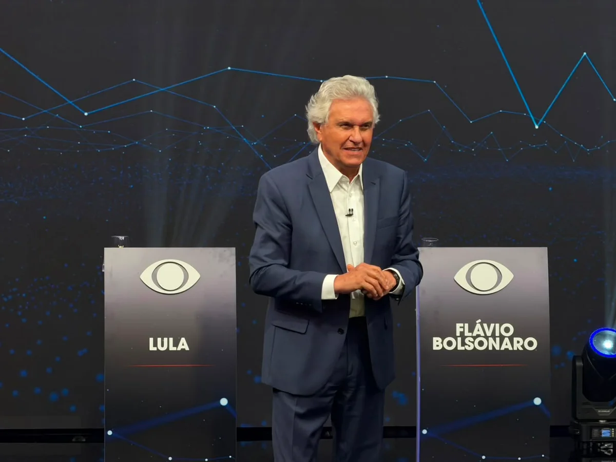 Ronaldo Caiado (PSD) no debate da Band Ronaldo Caiado (PSD) no debate da Band