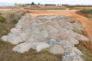 Construtora aterra bacias do sistema de drenagem em Ceilândia