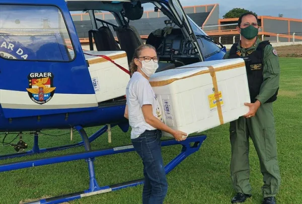 Bahia recebe mais 186 mil doses da vacina contra o novo coronavírus