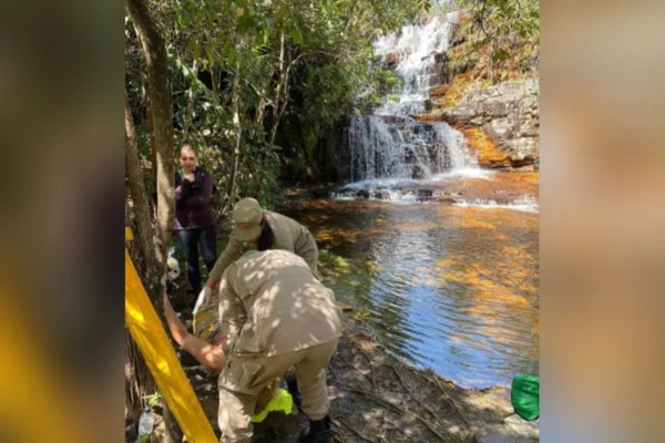 turista resgatada cachoeira pirenopolis goias (2)