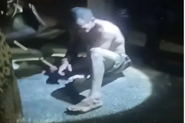 Homem é amarrado em poste de energia ao invadir e tentar furtar casa em Planaltina