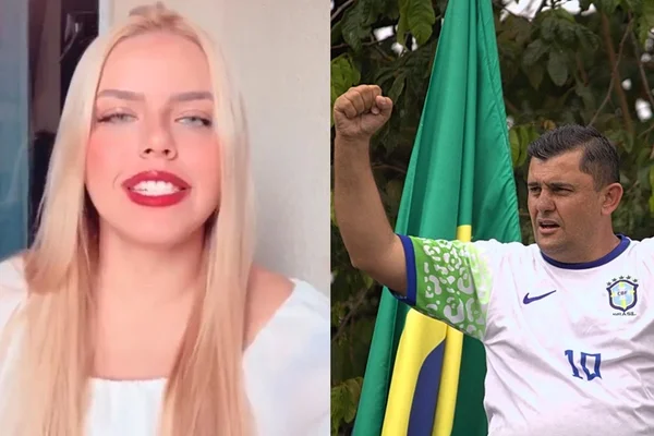 Imagem colorida mostra Fernanda Oliver e Dirlei Paiz - Metrópoles