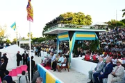 A primeira parada do rei Charles foi as Bahamas A primeira parada do rei Charles foi as Bahamas