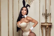 Christina Ashten Gourkani era sósia de Kim Kardashian Christina Ashten Gourkani era sósia de Kim Kardashian