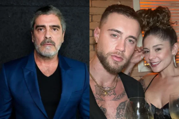 Montagem colorida de Junno e Yuri Bonotto - bombeiro Eliana - Metrópoles