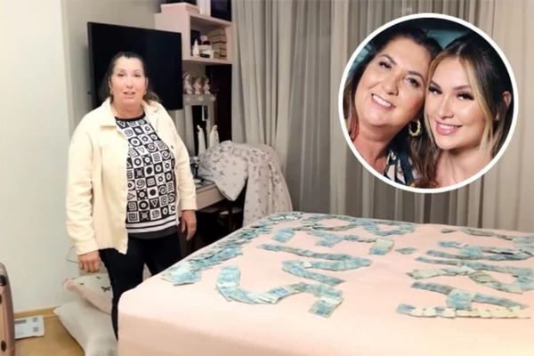 Presente de Virgínia para a mãe