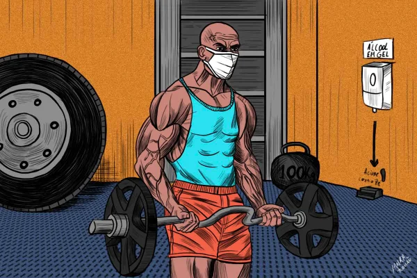 Saiba como fisiculturistas do DF mantiveram o corpo atlético sem academia