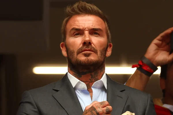 David Beckham durante a disputa da Copa do Mundo