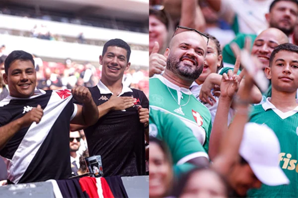 Torcidas Vasco x Palmeiras- Metrópoles