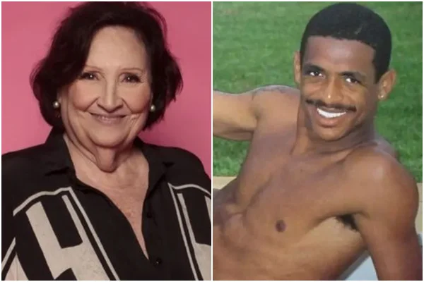 Dona Déa relembra foto picante de Vampeta e ex-jogador fica sem graça