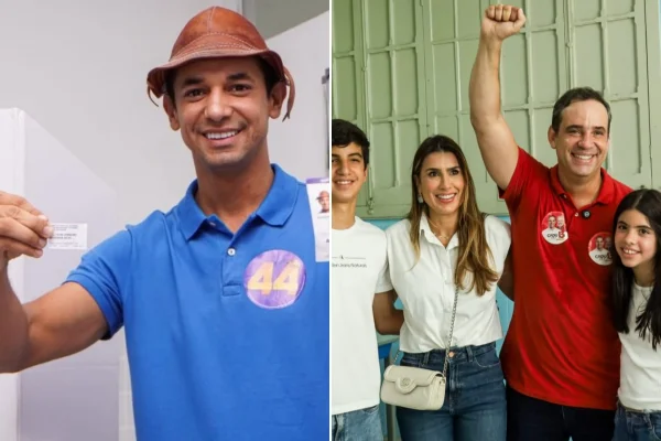 RN candidatos ao governo Allyson Bezerra e Cadu de Lula votam no 2º turno - Metrópoles