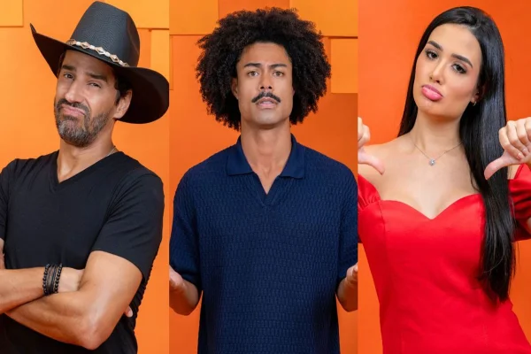 Breno, Cowboy e Jordana disputam o Paredão Falso - Metrópoles