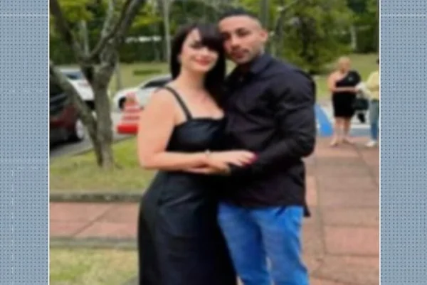 A delegada recém-empossada em SP Layla Lima Ayub e o namorado, Jardel Neto Pereira da Cruz, o Bedel - Metrópoles