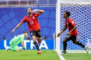 Ziko comemora gol diante da Argentina na Copa do Mundo