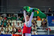 A taekwondista ainda não perdeu pódios em 2025 A taekwondista ainda não perdeu pódios em 2025