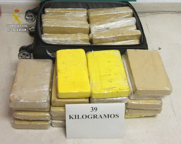 Cocaína apreendida em avião da FAB, na Espanha, em junho de 2019