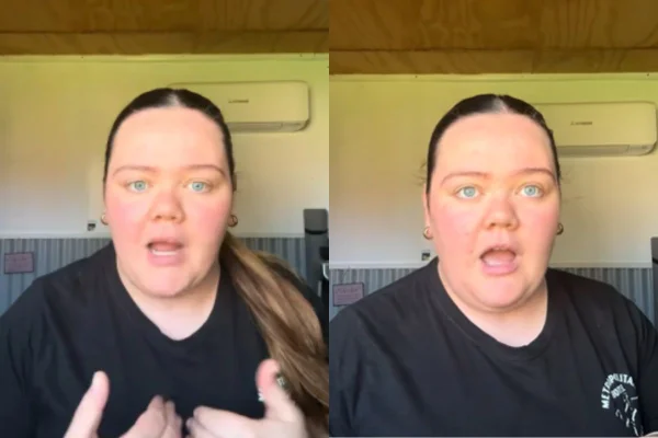 Foto colorida de uma mulher falando - Metrópoles