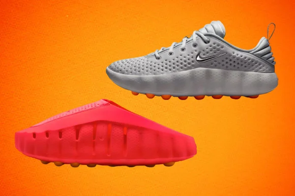 Imagem colorida de calçados da Nike