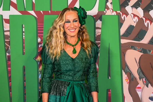 Na foto a atriz Sarah Jessica Parker