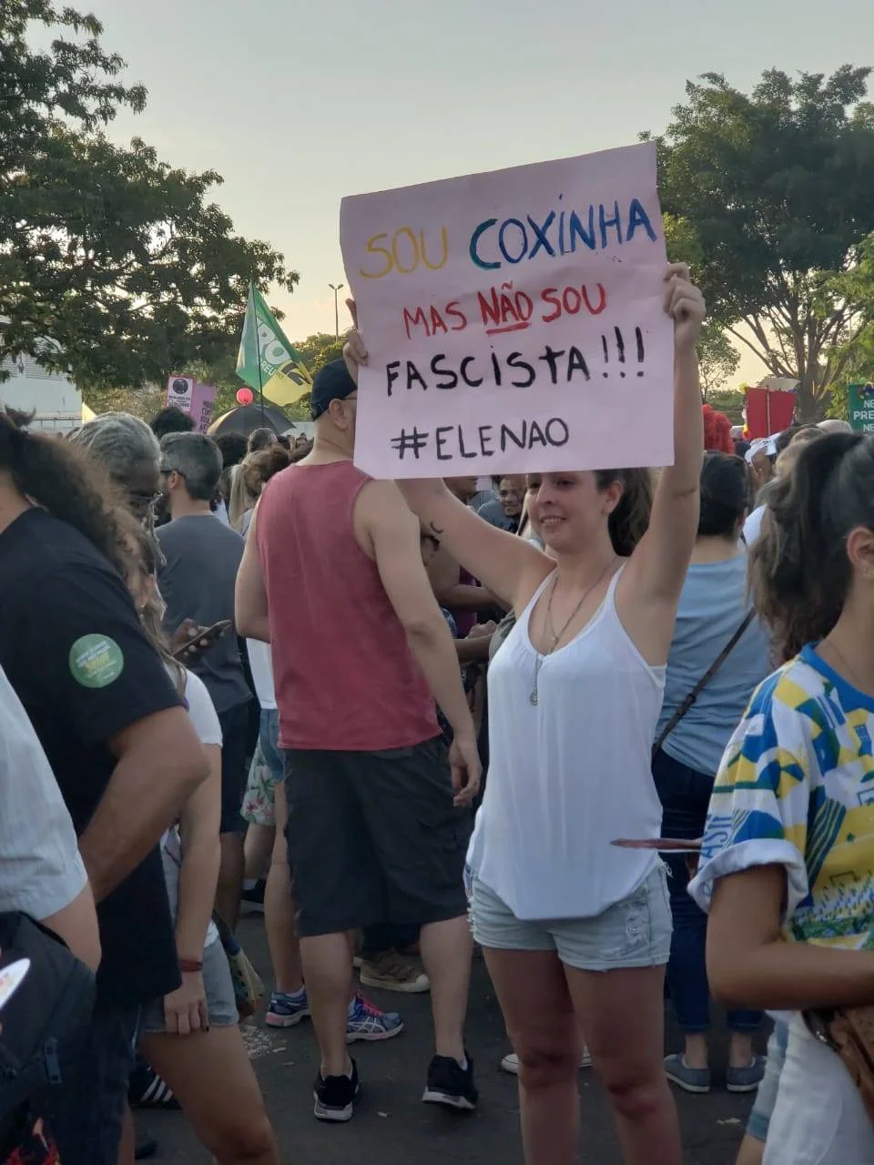 Em Brasília, o pessoal usou do bom humor Em Brasília, o pessoal usou do bom humor
