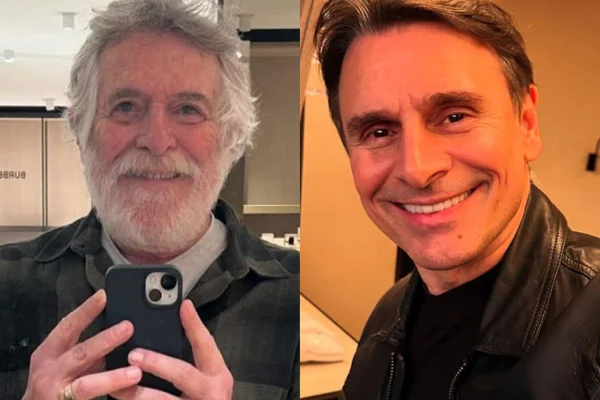 Montagem feita a partir de fotos das redes sociais de José de Abreu e Murilo Rosa - Metrópoles