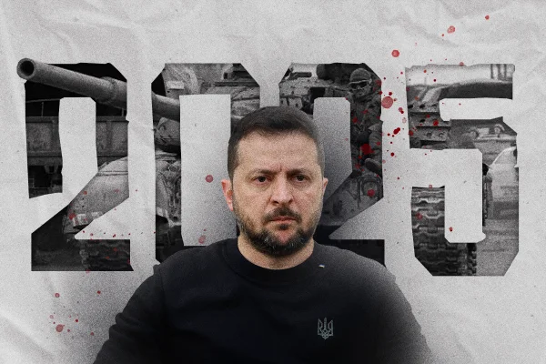 Imagem colorida mostra o presidente da Ucrânia, Volodymyr Zelensky - Metrópoles