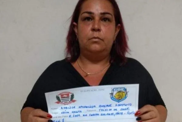 Adelice Aparecida Queiroz Honorato, a Viúva Negra do PCC, está presa em SP - Metrópoles