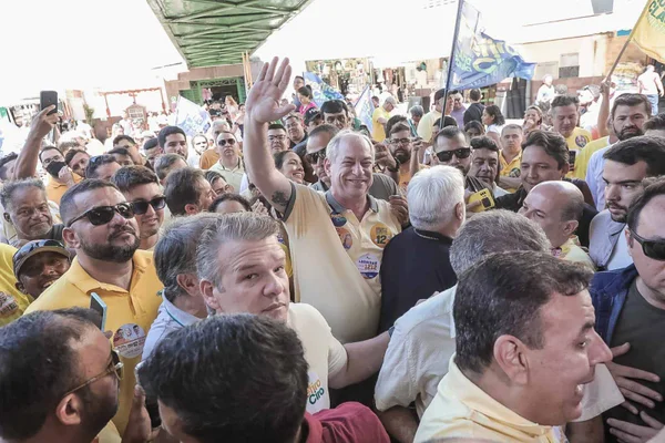 Ciro Gomes em ato de campanha eleitoral no Ceará