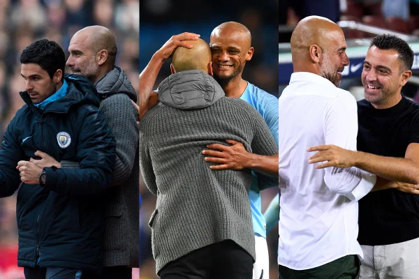 Pupilos de Guardiola: Arteta, Kompany e Xavi lideram ligas europeias