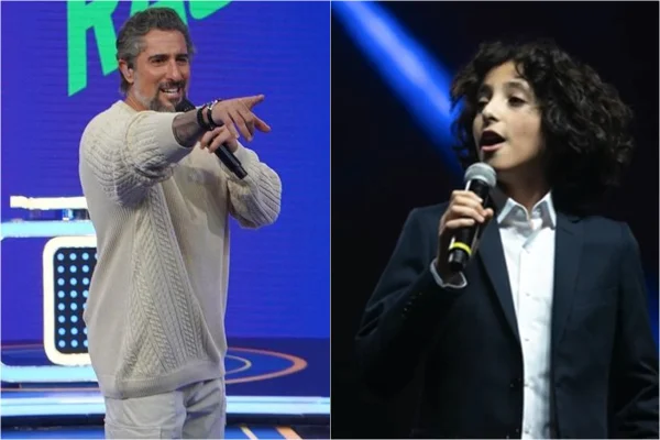 Stefano, filho de Marcos Mion, estreia como cantor