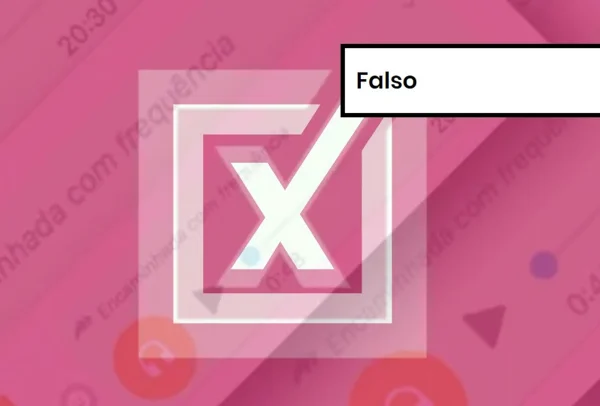 Imagem colorida de postagem falsa