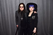 Ozzy Osbourne e Kelly Osbourne no 62º GRAMMY Awards at STAPLES Center on January 26, 2020 in Los Angeles, California