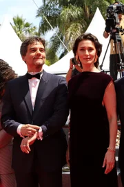 Wagner Moura e Maria Fernanda Cândido no Festival de Cannes