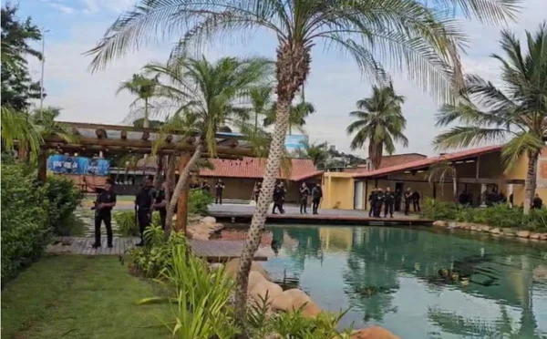 paisagem de resort