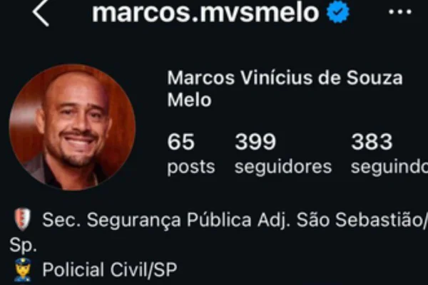 Reprodução de perfil do Instagram - Metrópoles