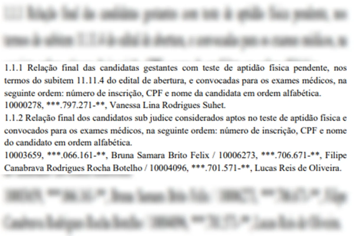 PMDF divulga resultado do TAF e convocação para etapa médica; confira - imagem 17 PMDF divulga resultado do TAF e convocação para etapa médica; confira - imagem 17