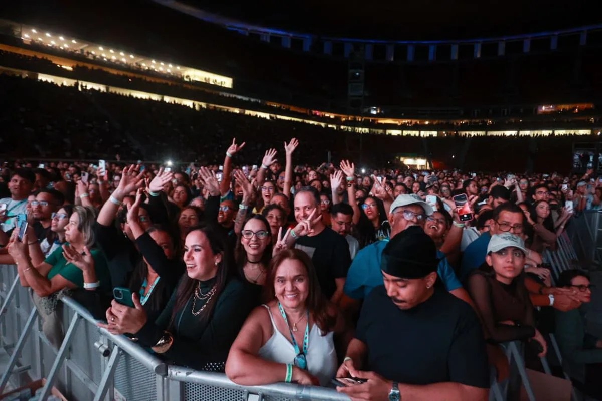 Artista emocionou fãs durante apresentação da turnê que comemora seus 50 anos de carreira Artista emocionou fãs durante apresentação da turnê que comemora seus 50 anos de carreira