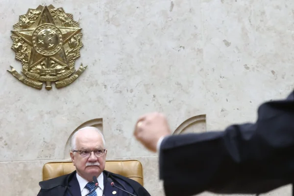 Edson Fachin, presidente do STF, no plenário do tribunal -- Metrópoles